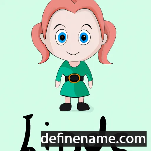 cartoon of the name Linde