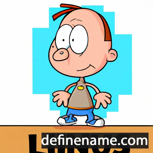 cartoon of the name Linus