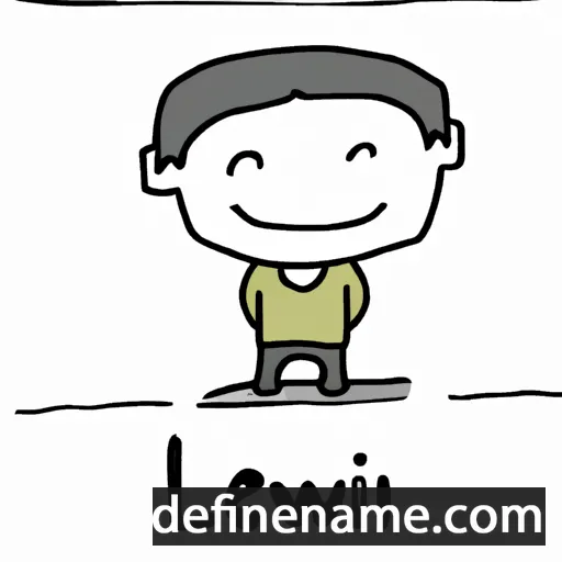 cartoon of the name Liwen