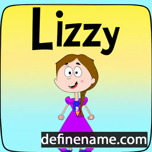 cartoon of the name Lizzy