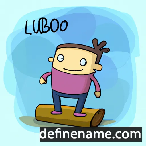 cartoon of the name Ljubo