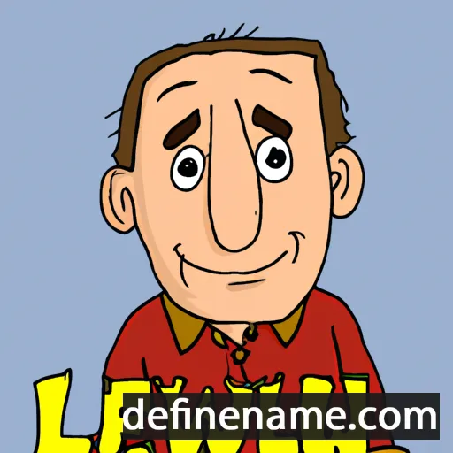 cartoon of the name Llew