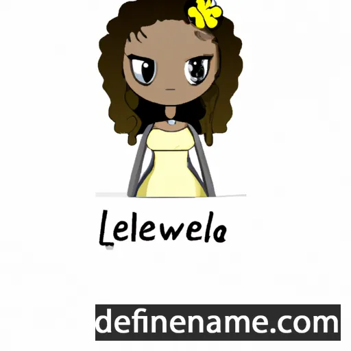 cartoon of the name Llewella