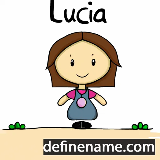 Llúcia cartoon