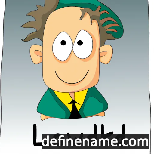 cartoon of the name Lodewijk