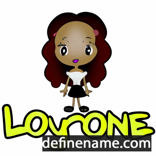 cartoon of the name Lorayne