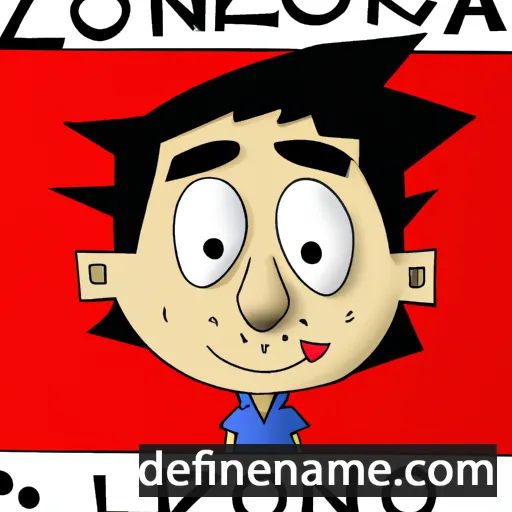 cartoon of the name Lorenzo