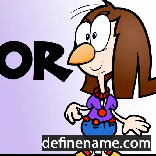 cartoon of the name Lori