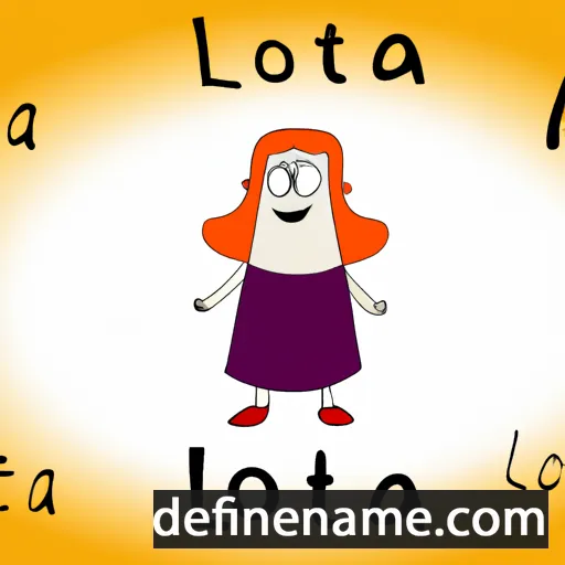 cartoon of the name Lotta