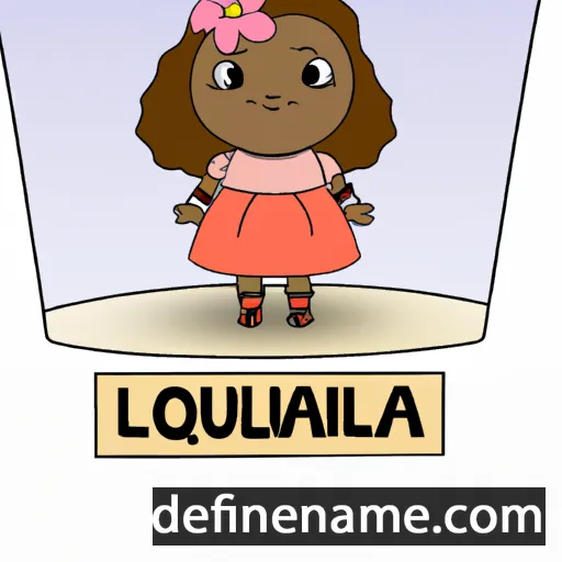 cartoon of the name Louella