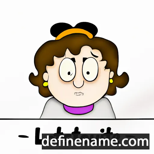 cartoon of the name Louisette