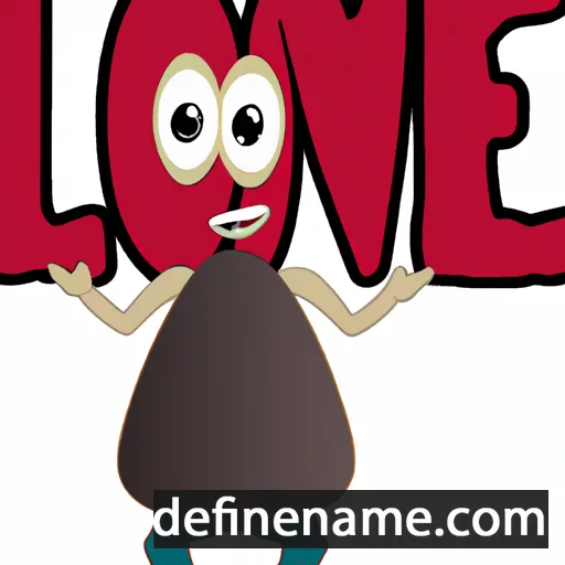 cartoon of the name Lovemore