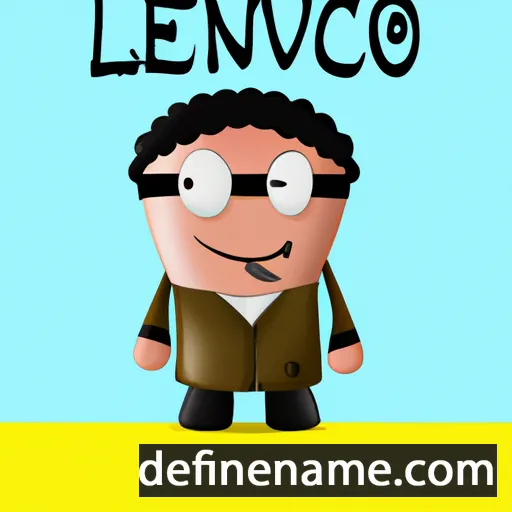 cartoon of the name Lovrenco