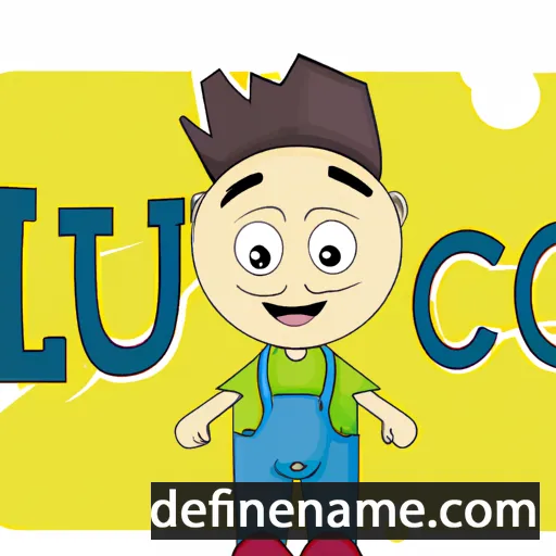 cartoon of the name Lúcio