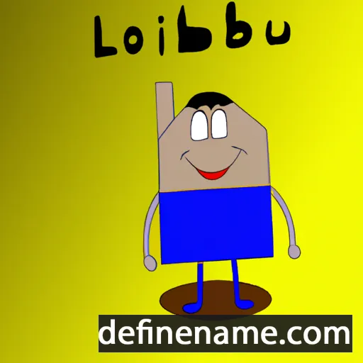 cartoon of the name Lubomír