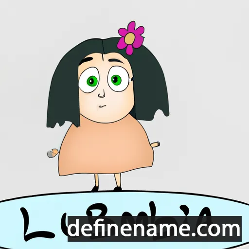 cartoon of the name Lubomíra