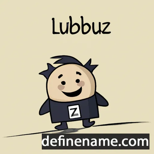 cartoon of the name Lubomierz