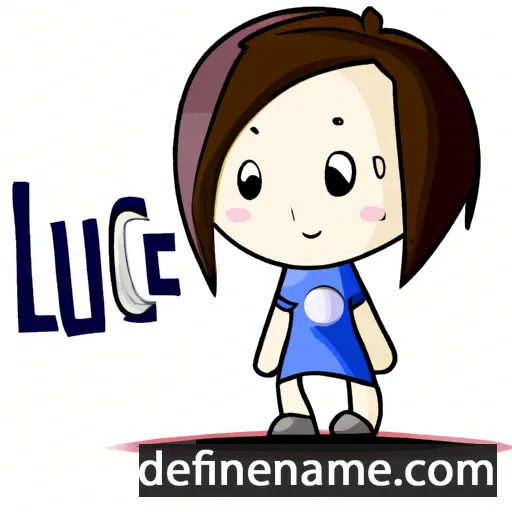 cartoon of the name Luce