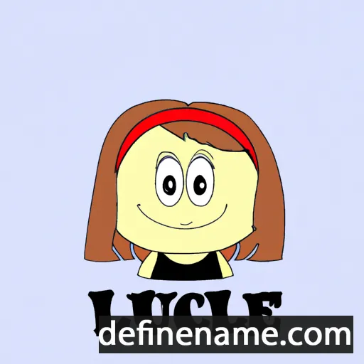 cartoon of the name Lucile