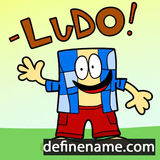 cartoon of the name Ludo