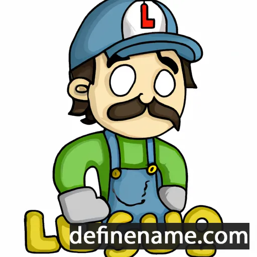 cartoon of the name Luigi