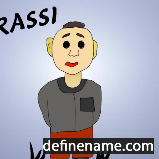 cartoon of the name Rasław