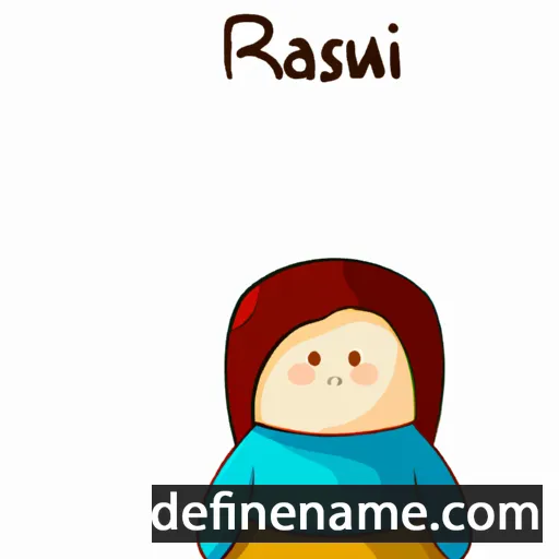 cartoon of the name Rasława