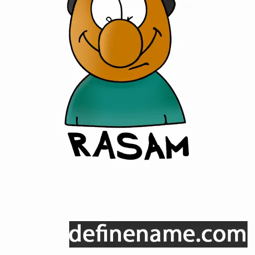 cartoon of the name Rasmar