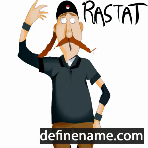 cartoon of the name Rastislav