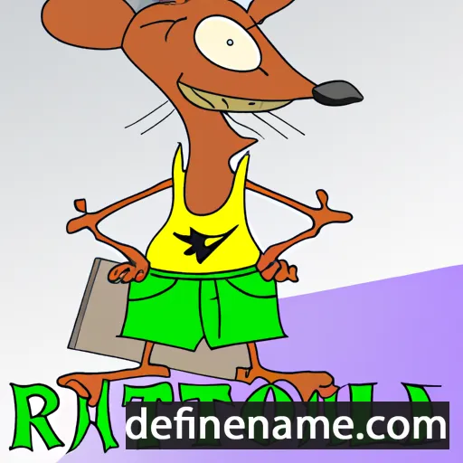 cartoon of the name Ratbold