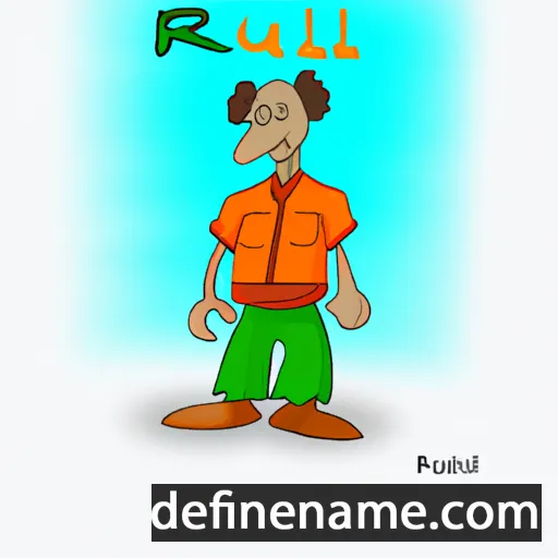 cartoon of the name Rauli