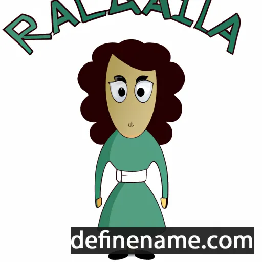 cartoon of the name Raulinda