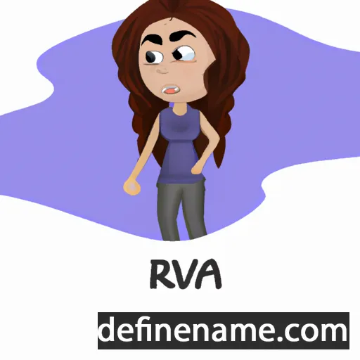 cartoon of the name Rava