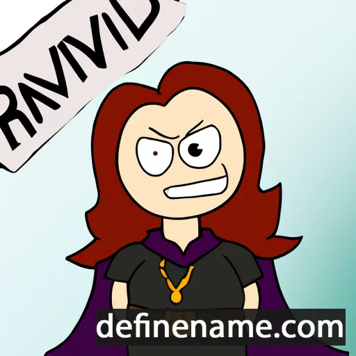 cartoon of the name Ravnhild