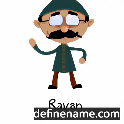 cartoon of the name Ravshan