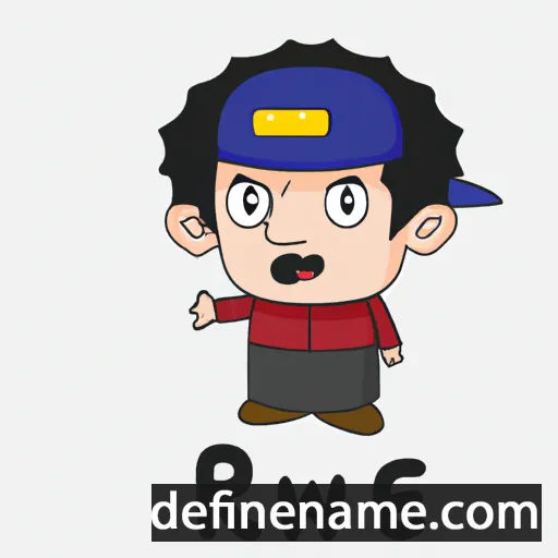 cartoon of the name Rawee