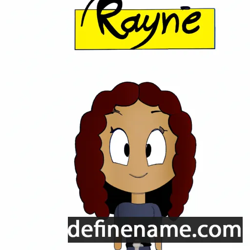 Rayane cartoon