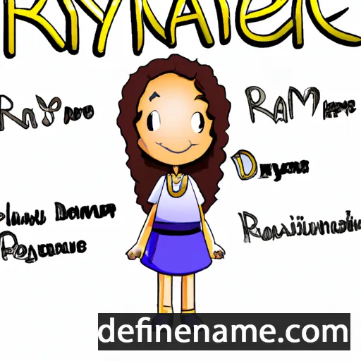 Rayanne cartoon