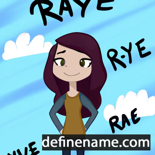 Raye cartoon