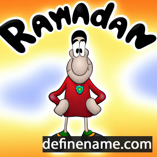 cartoon of the name Raymand