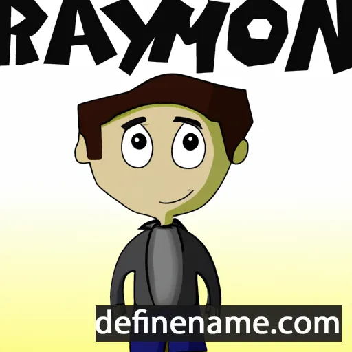 cartoon of the name Raymone