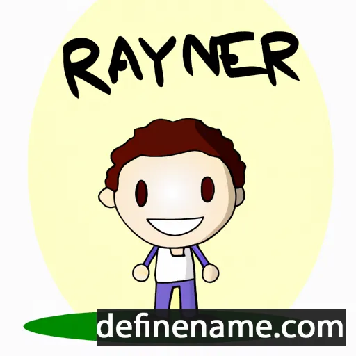 cartoon of the name Raynier