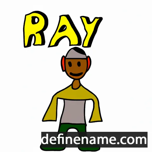 cartoon of the name Rayö