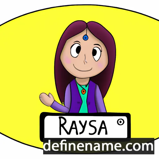 Raysa cartoon