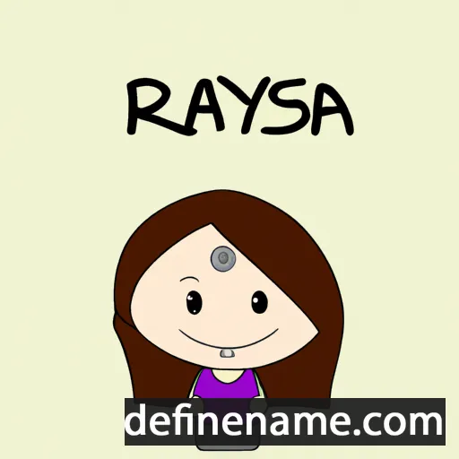 cartoon of the name Rayssa