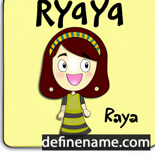 Rayya cartoon