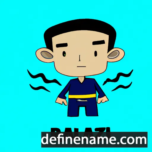 cartoon of the name Razali