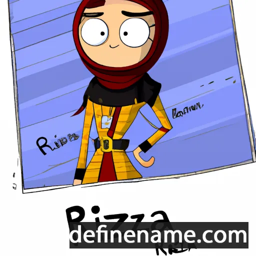 cartoon of the name Razia