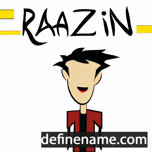 cartoon of the name Razin