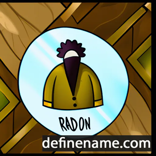 cartoon of the name Razon